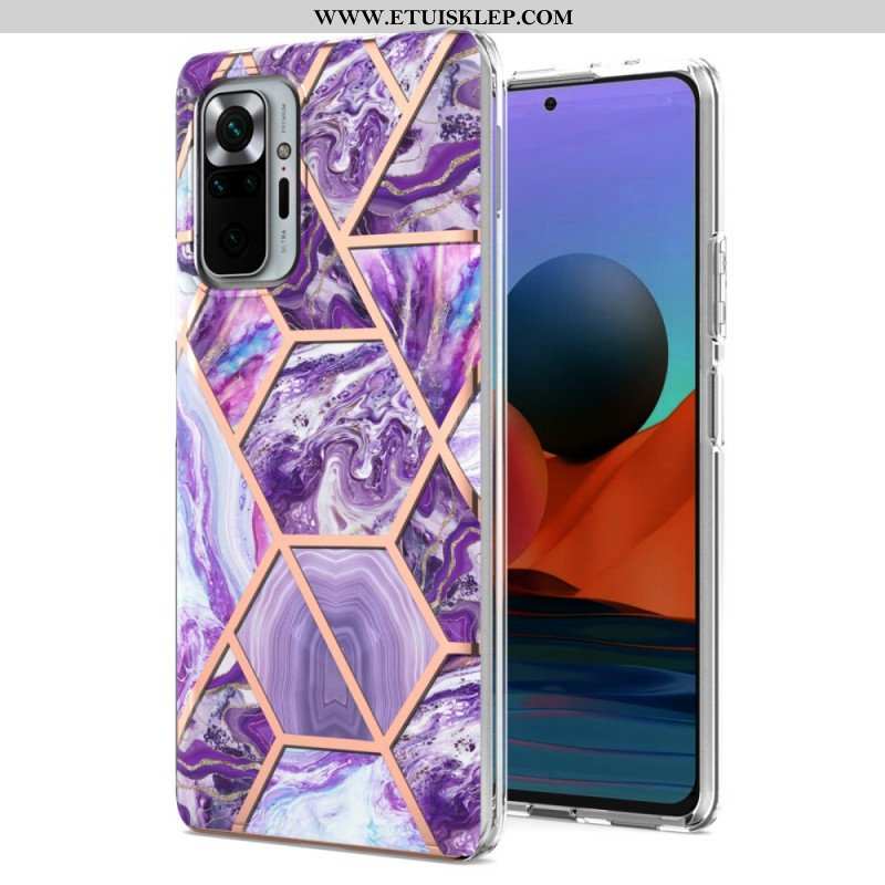 Etui do Xiaomi Redmi Note 10 Pro Marmur O Intensywnej Geometrii